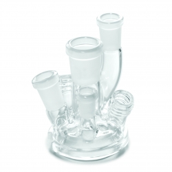 Glass cover for 50 mL reactor, 6 ports